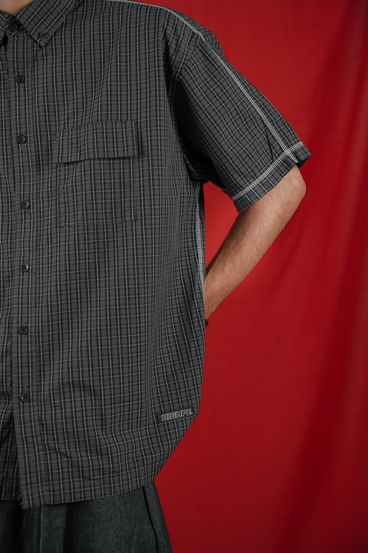 Outer Stitch Halfsleeve Shirt