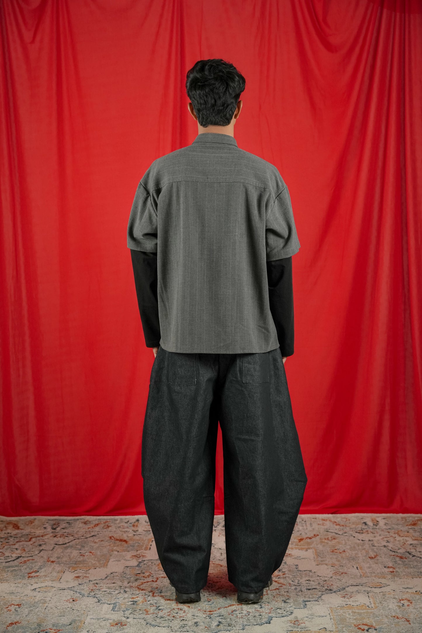 Double Sleeve Boxy Shirt
