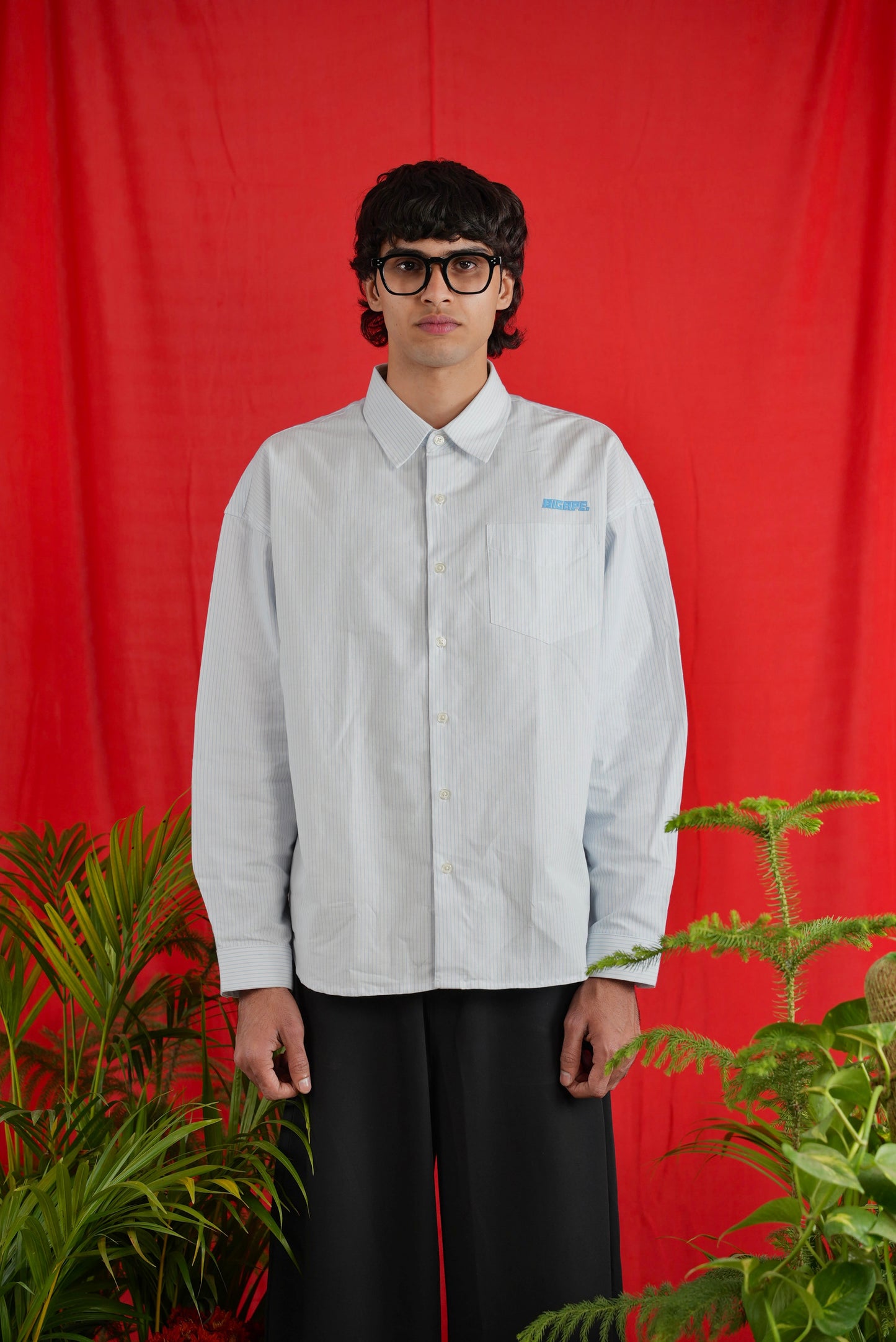 OVERSIZED CLASSIC STRIPED SHIRT