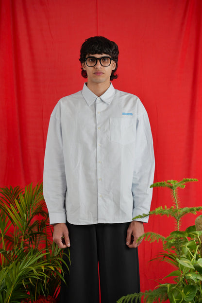 Heavy Stripe Oversized Shirt