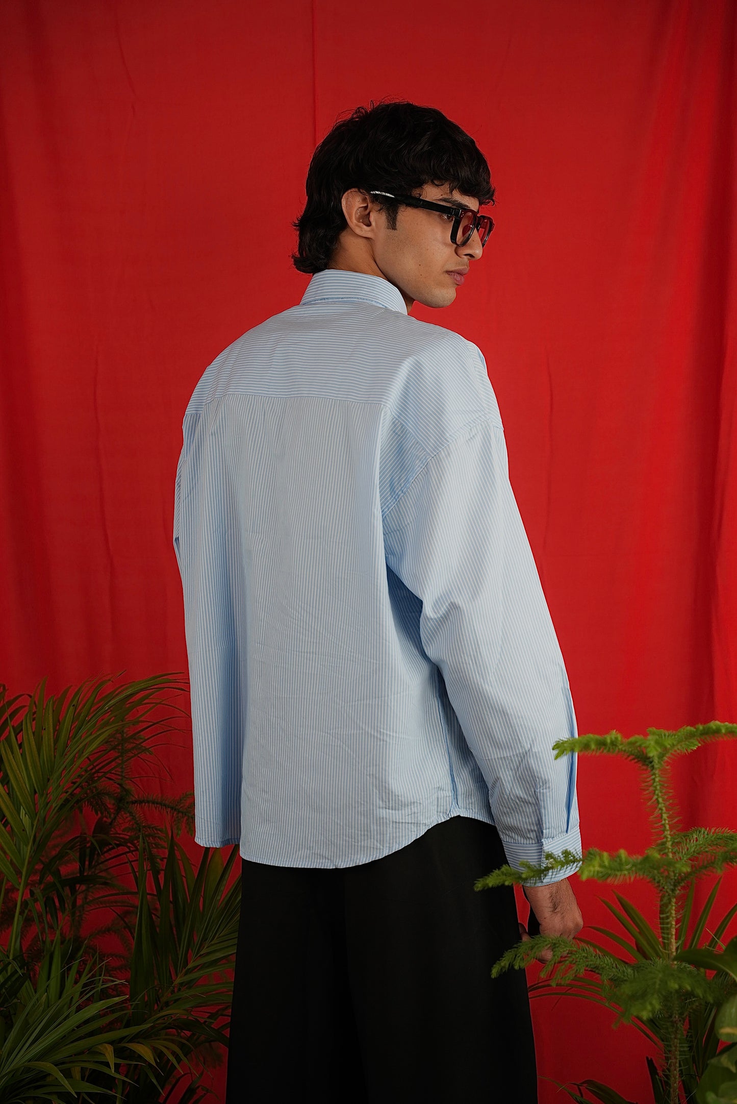 OVERSIZED CLASSIC STRIPE SHIRT