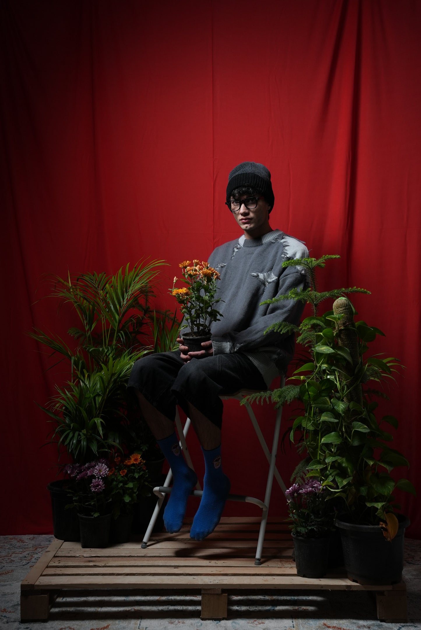 DISTRESSED ITALIAN SWEATSHIRT