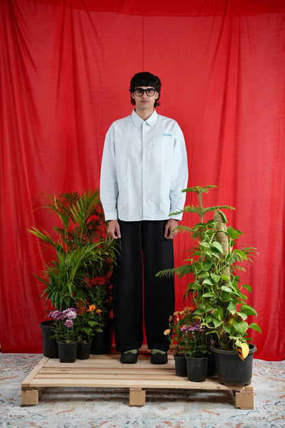 Heavy Stripe Oversized Shirt