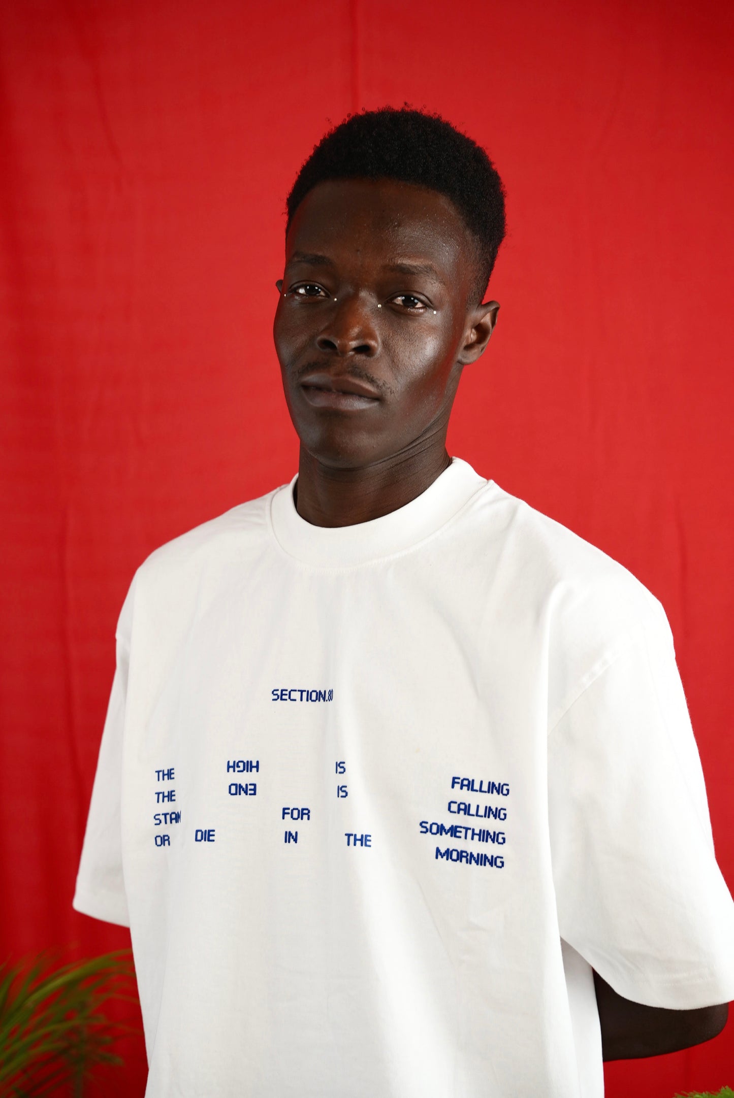 SECTION .80 EMBROIDERED TSHIRT