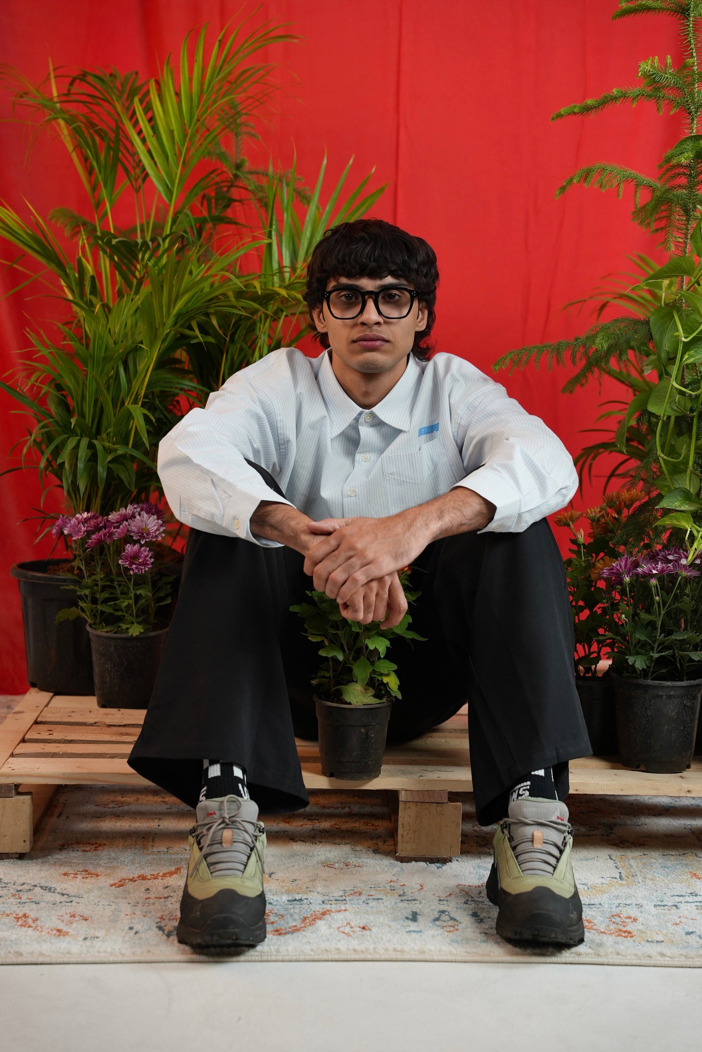 OVERSIZED CLASSIC STRIPED SHIRT