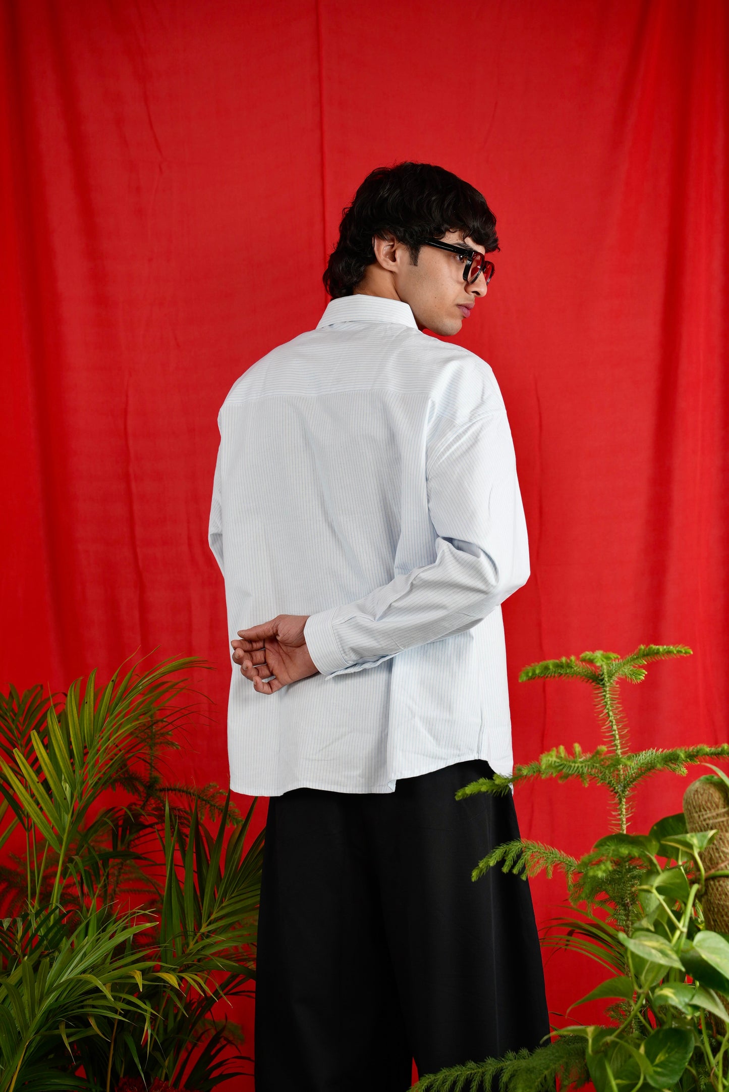 OVERSIZED CLASSIC STRIPED SHIRT