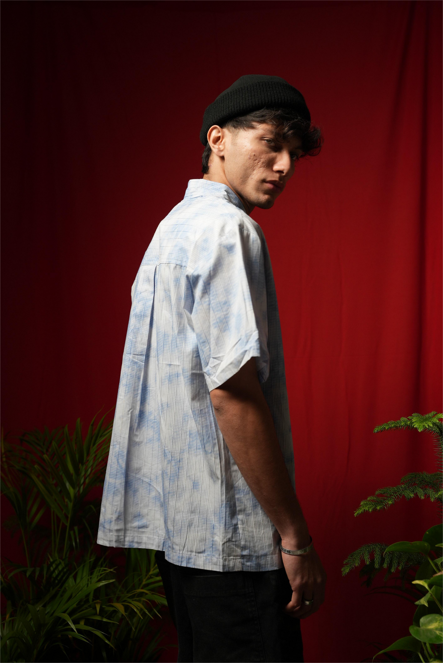 STRIPED SKY PRINTED SHIRT