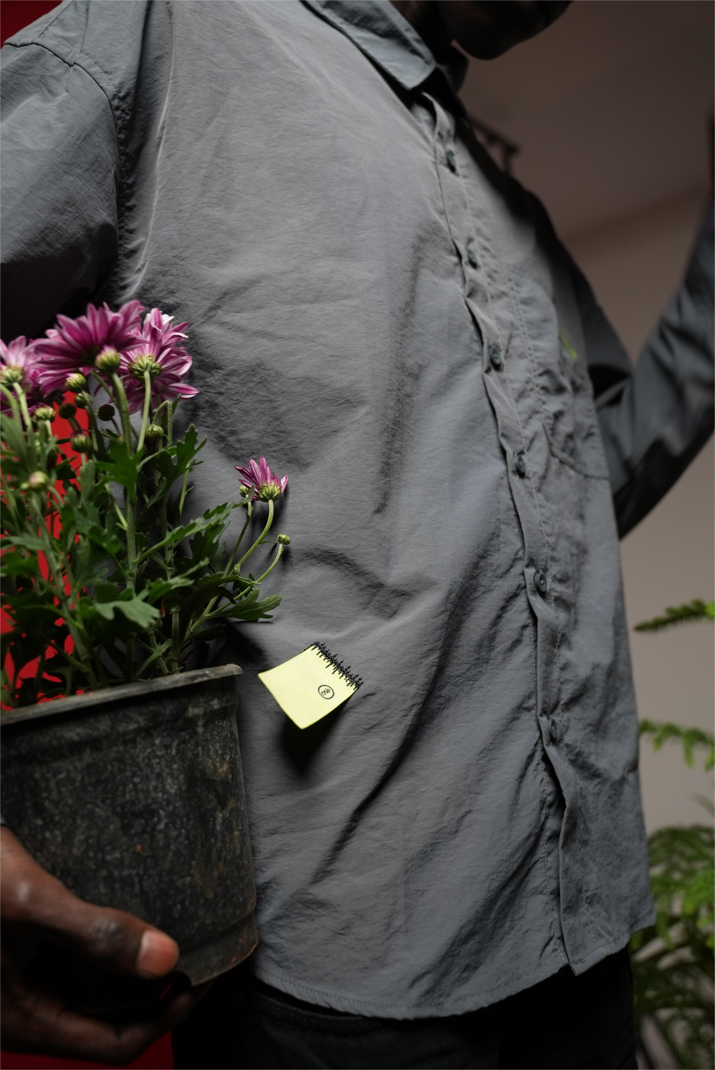 LABEL EMBROIDERED SHIRT