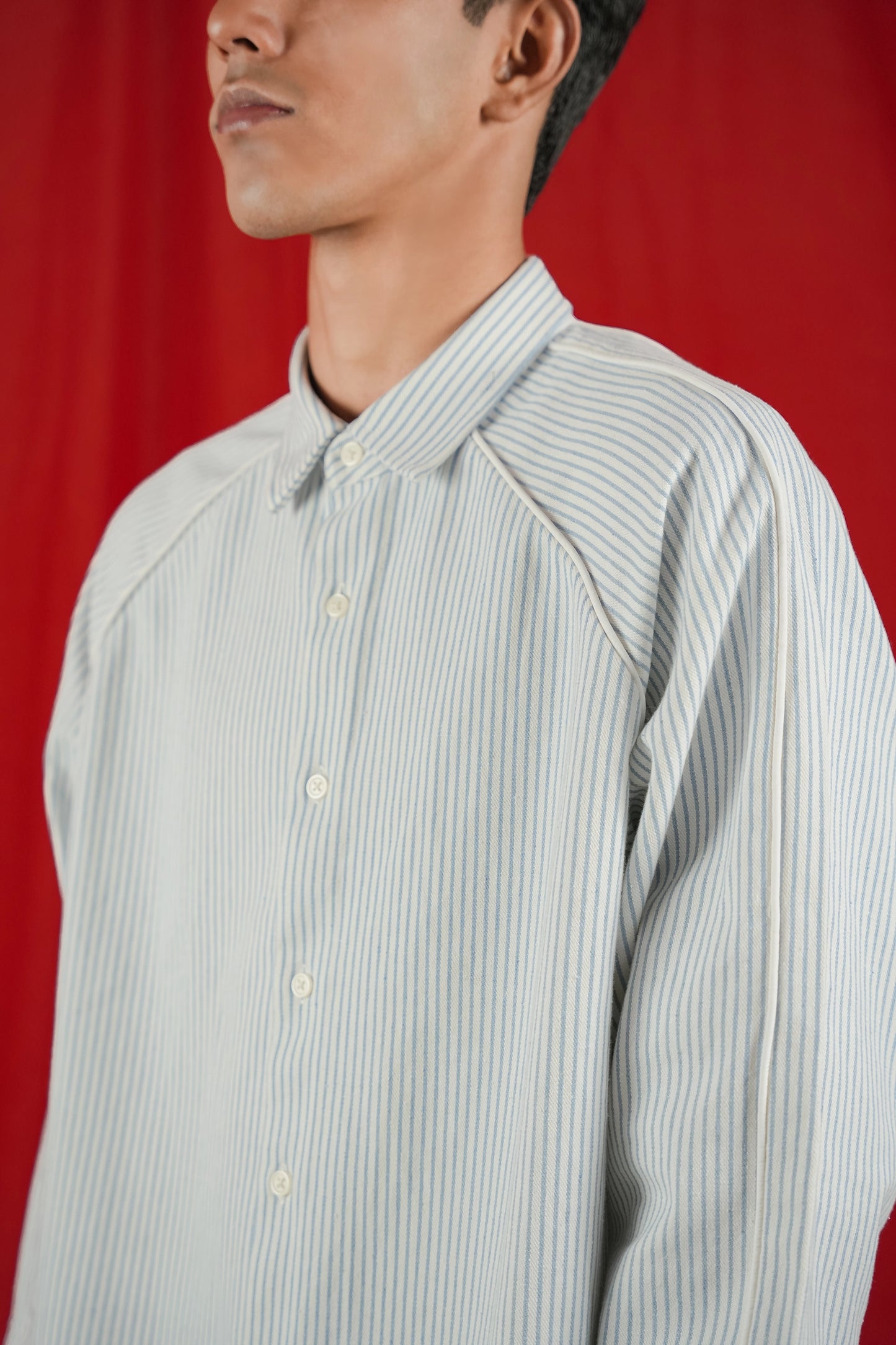 Striped Piping Shirt