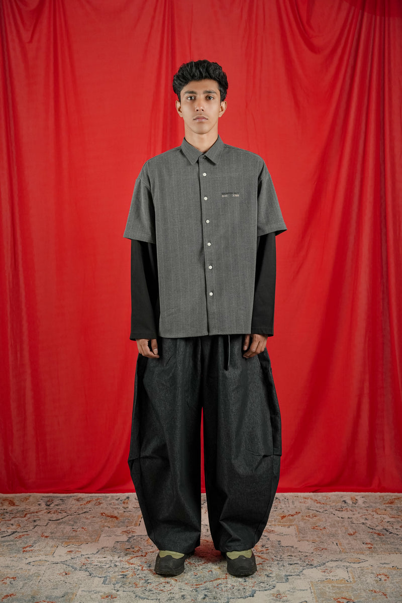 Double Sleeve Boxy Shirt