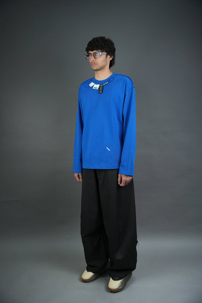 Neck Label Blue T-Shirt