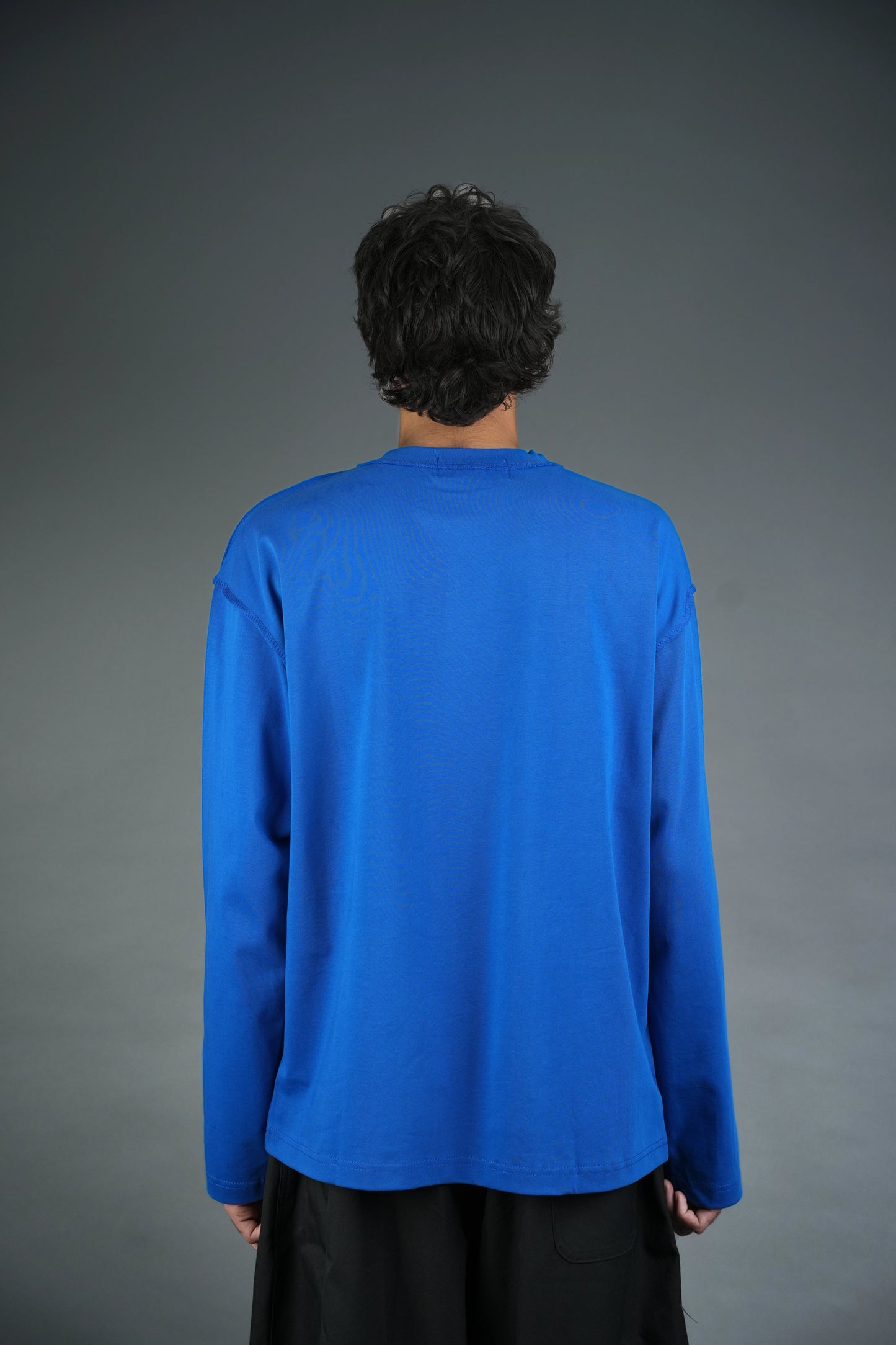 Neck Label Blue T-Shirt