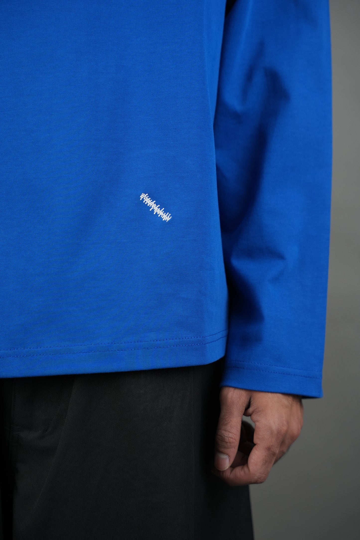 Neck Label Blue T-Shirt