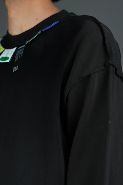 Neck Label Black T-Shirt